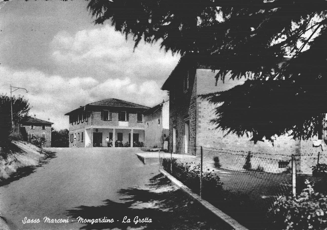 Osteria La Grotta a Mongardino negli anni '50